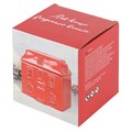 Red Ceramic House Oil/Wax Burner with Lid