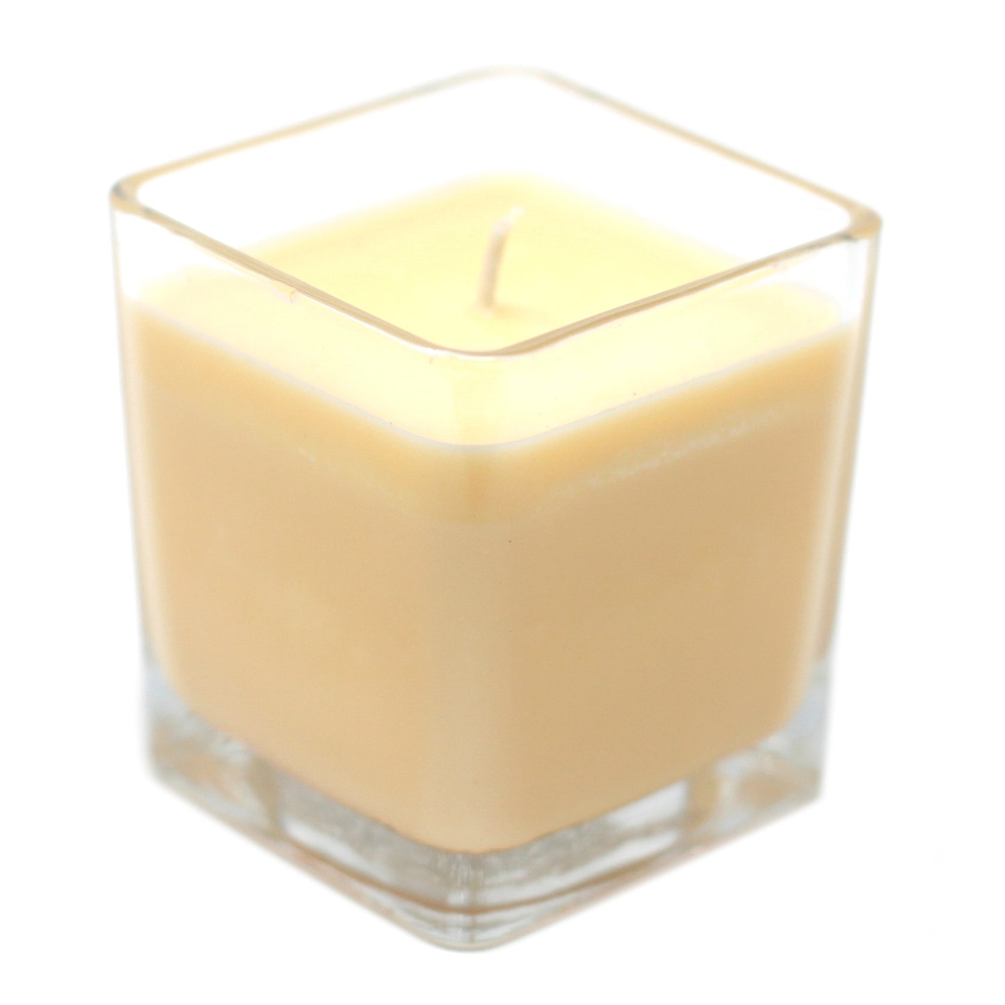 Grapefruit and Ginger Soy Wax Candle in glass jar.