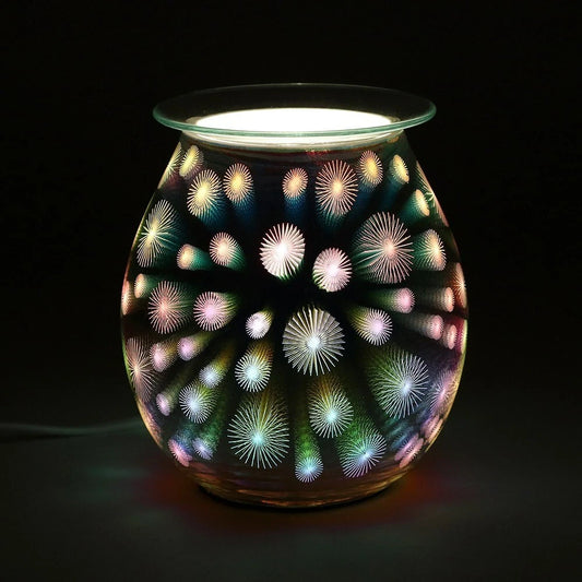 3D Starburst Electric Light up Wax Oil Burner