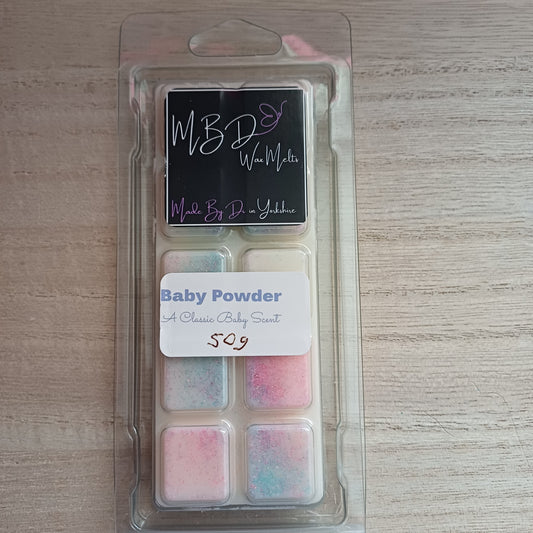 Baby Powder 50g Snap Bar Wax Melt