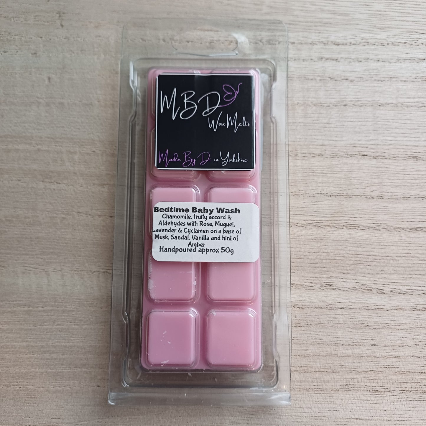 Bedtime Baby Wash 50g Snap Bar Wax Melt