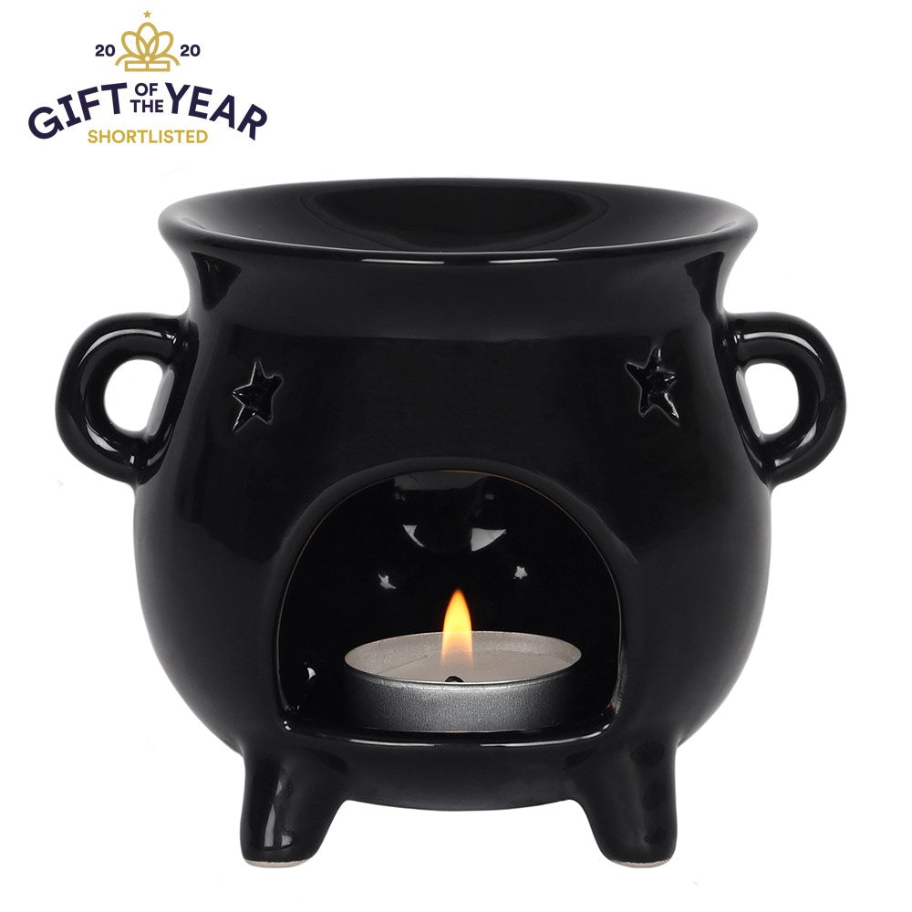 Black Cauldron Oil Wax Burner Star Cut Outs