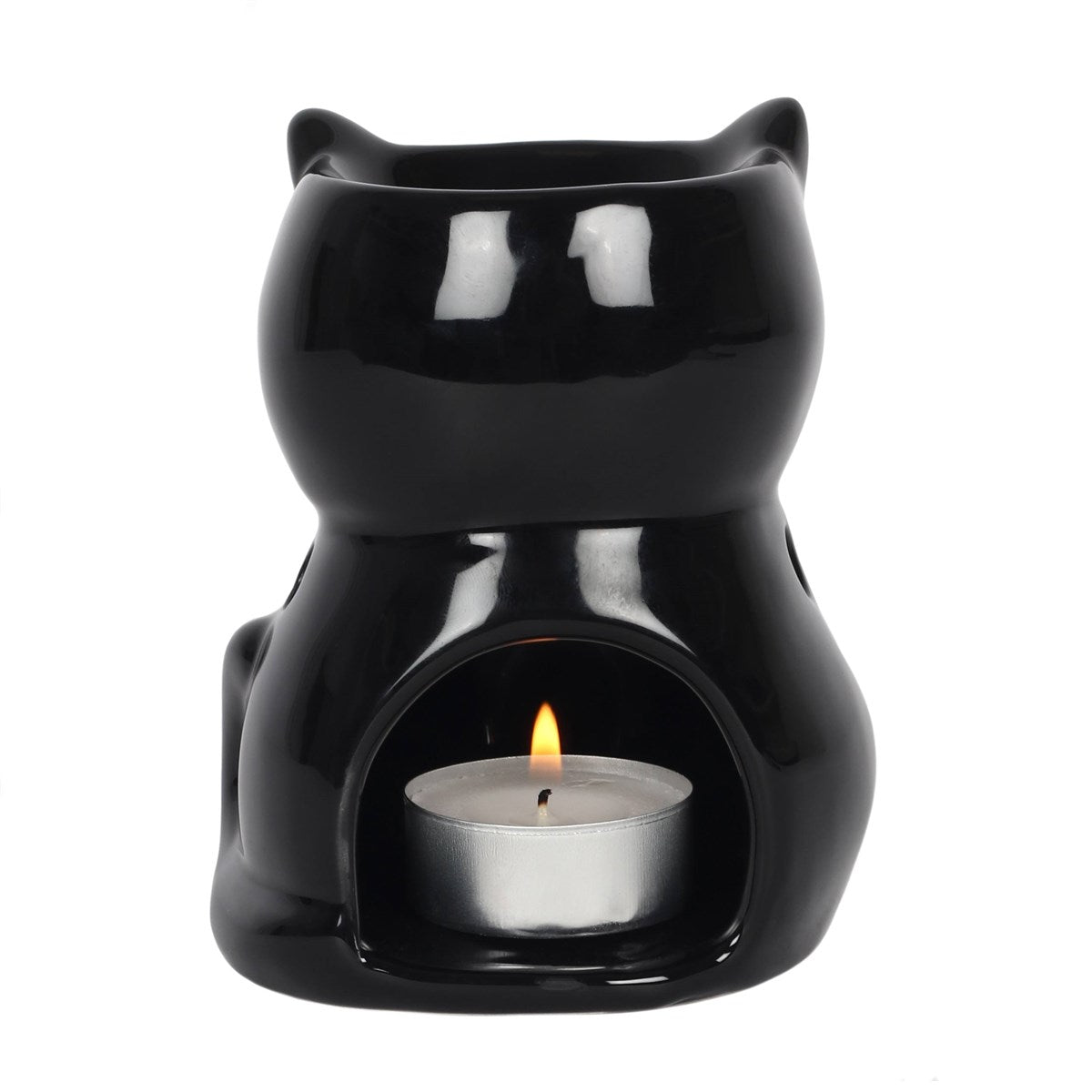 Ceramic Black Cat Oil Wax Burner