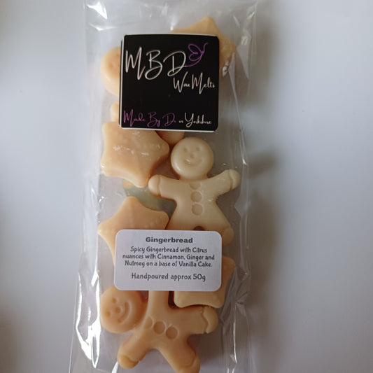 Packaged Gingerbread Shaped Wax Melts