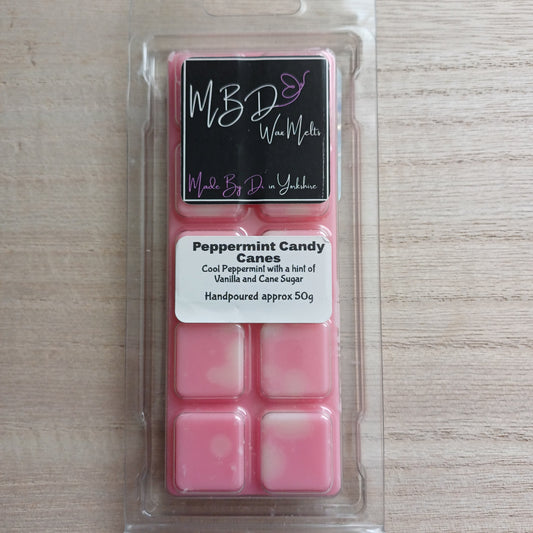 Peppermint Candy Cane Soy Wax Melt