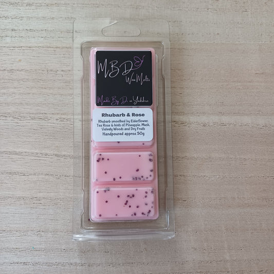 Rhubarb & Rose Soy Wax Melts