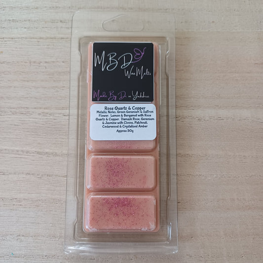 Rose Quartz & Copper Soy Wax Melts
